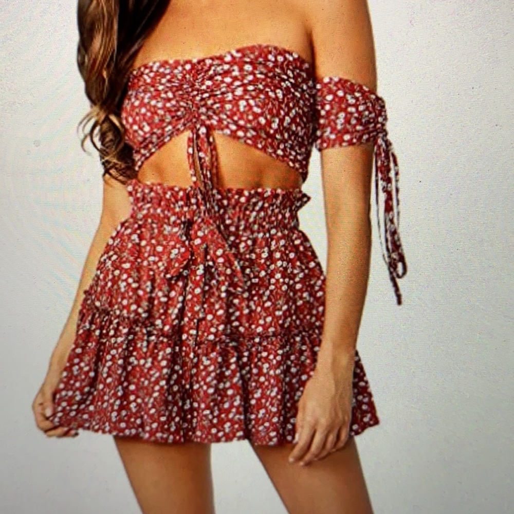 Floral two piece set